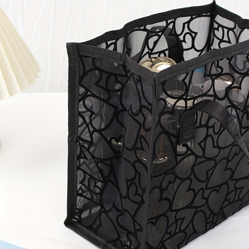 ★2024SS新作★RONRON★HEART PATTERN MESH TOTE BAG Marni Printed Leather Tote Bag | Coggles