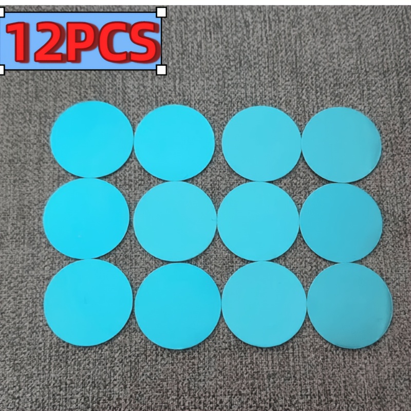 TEMU Juego de 12 piezas, Placas de hierro magnéticas de gran tamaño, Soporte magnético para teléfono de coche, Placa de metal de adsorción magnética,