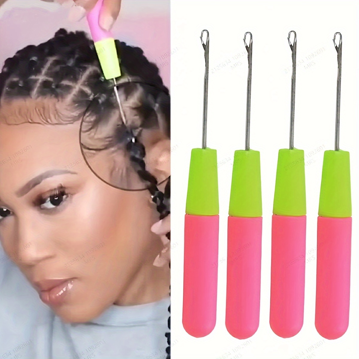 

8pcs Dreadlock Crochet Set - & For Braiding, Wig & Hair Extensions -