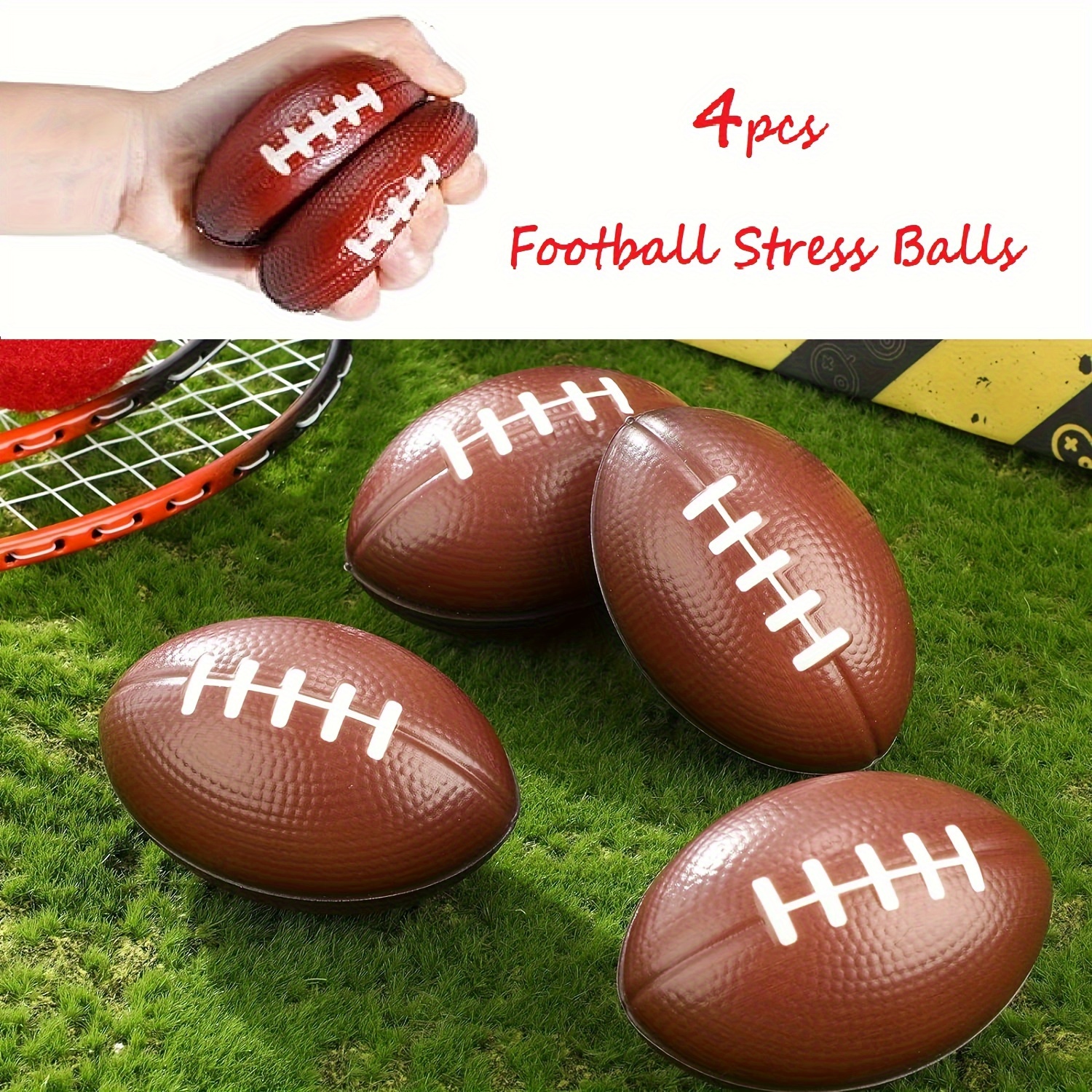6Pcs 6.3cm Mini Foam Sponge Football Soft Indoor Outdoor Sports Toy for  Kids