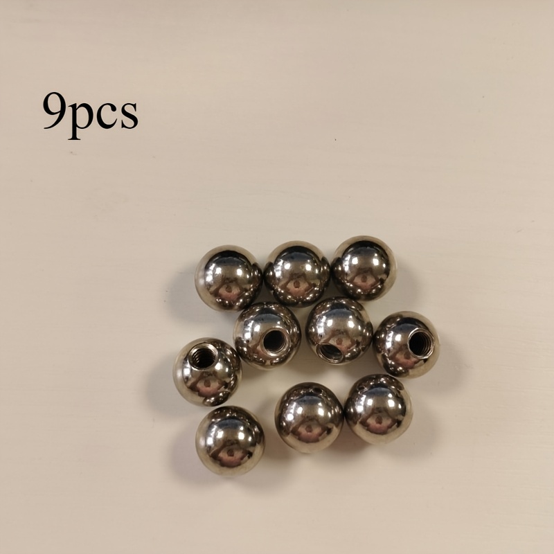 9pcs 17mm Diameter Round Ball//4 Screw Hole Ball Hole/universal Arm Adapter/ball Head 1.7cm Spherical /4 Screw