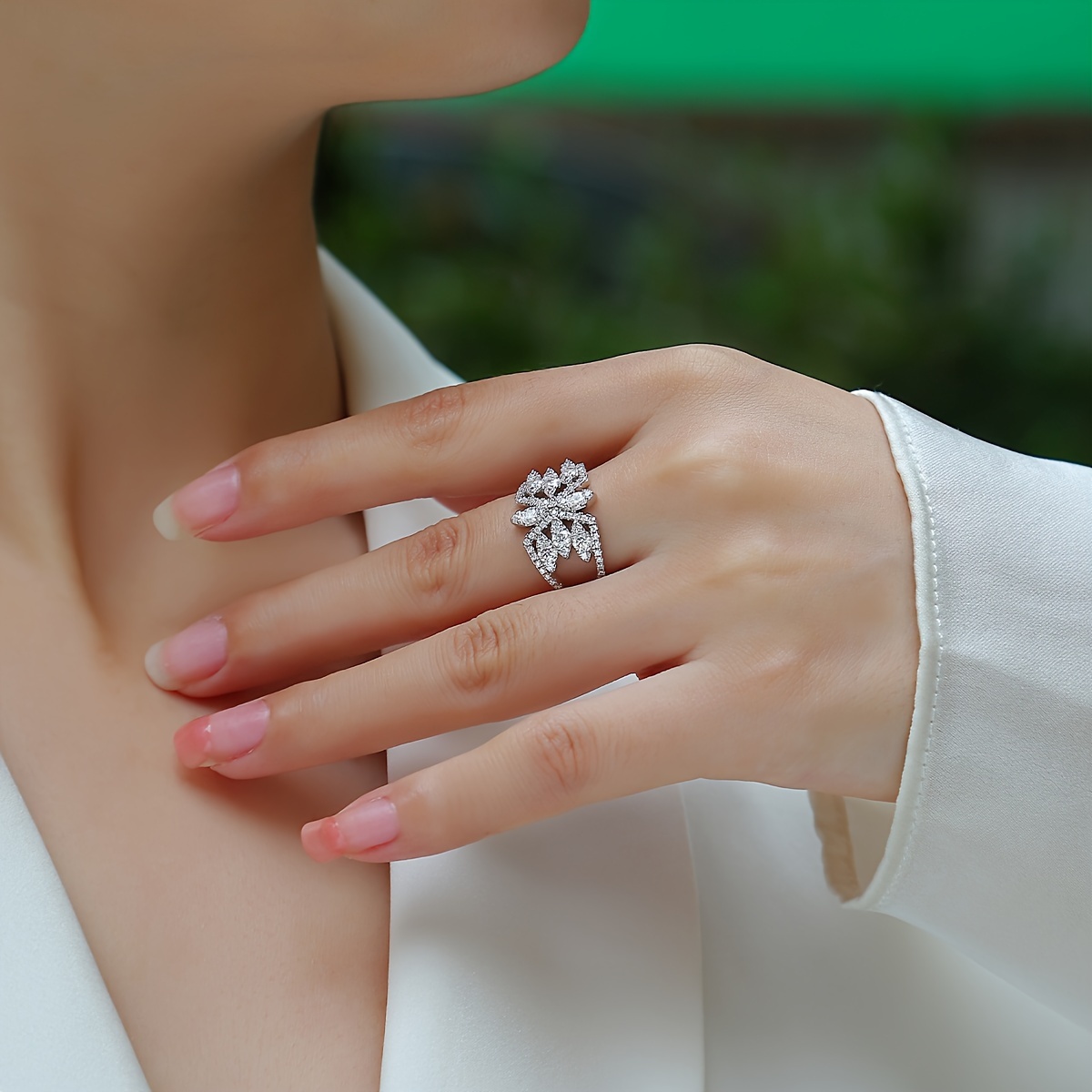 Moissanite Ring 925 Sterling Silver Men's Women's Wedding Band
