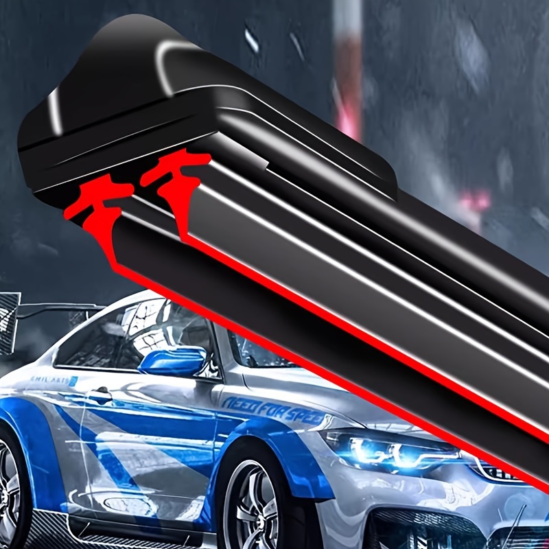 

Fit Dual-layer Rubber Wiper Blade With Mount - Quiet, For All Vehicles