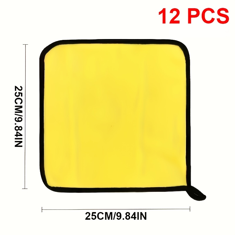 12pcs High Quality Microfiber Car Cleaning Cloths ...