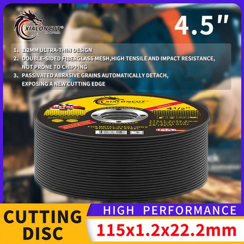 50pcs 4 5 inch 115x1 2x22 2 thin cutting discs for metal durable long lasting super ideal trimming tools