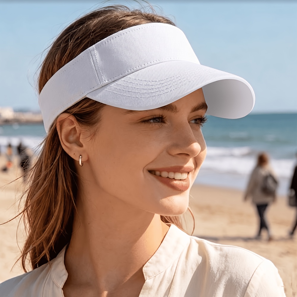 TEMU Unisex Hat Set, Adjustable Size, Solid Color Casual Sun Hats, Suitable For Daily Wear And Summer, Offering And Stylish Coordination, Suitable As