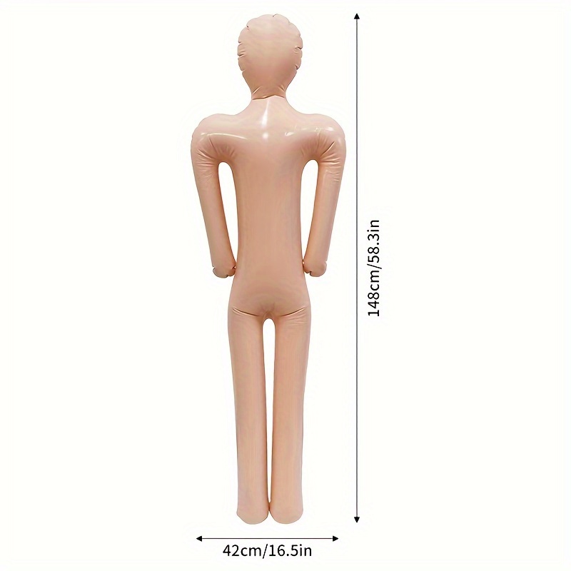 Mannequin Gonflable Homme - PVC Portable 168cm Pour Exposition Vêtements