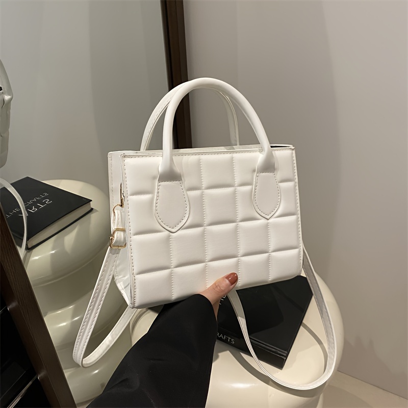 Image of Embossed Tote Bag, Trendy Crossbody Bag, Women's Casual Handbag, Shoulder Bag And Purse