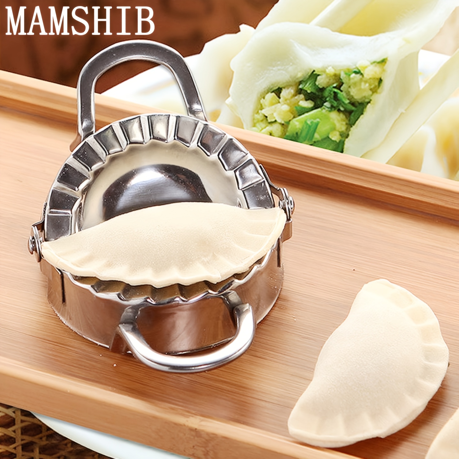 Ravioli Cutter Set Mit Rollrad – 6-teiliges Pasta-Maker-Set Aus Aluminium & Holz, Für Ravioli, Knödel & Mehr