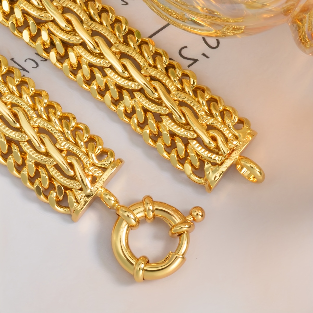 Men's Vintage Golden Multi-Layer Woven Bracelet
