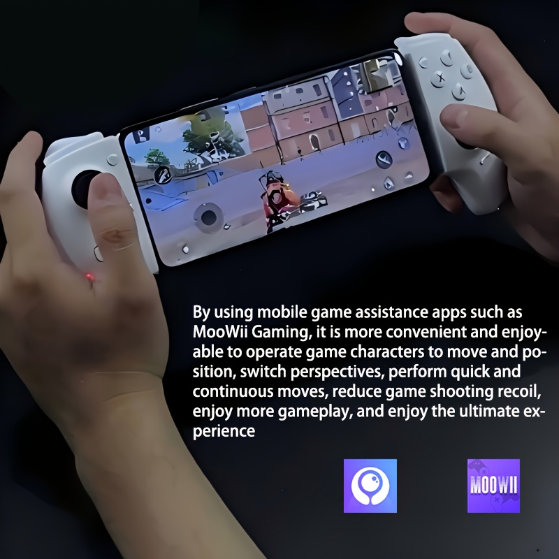 2025 game controller ios mfi switch supports ps and steam streaming games connection honeycomb heat dissipation dual hall joystick hall trigger turbo and auto combo functions Product details 1