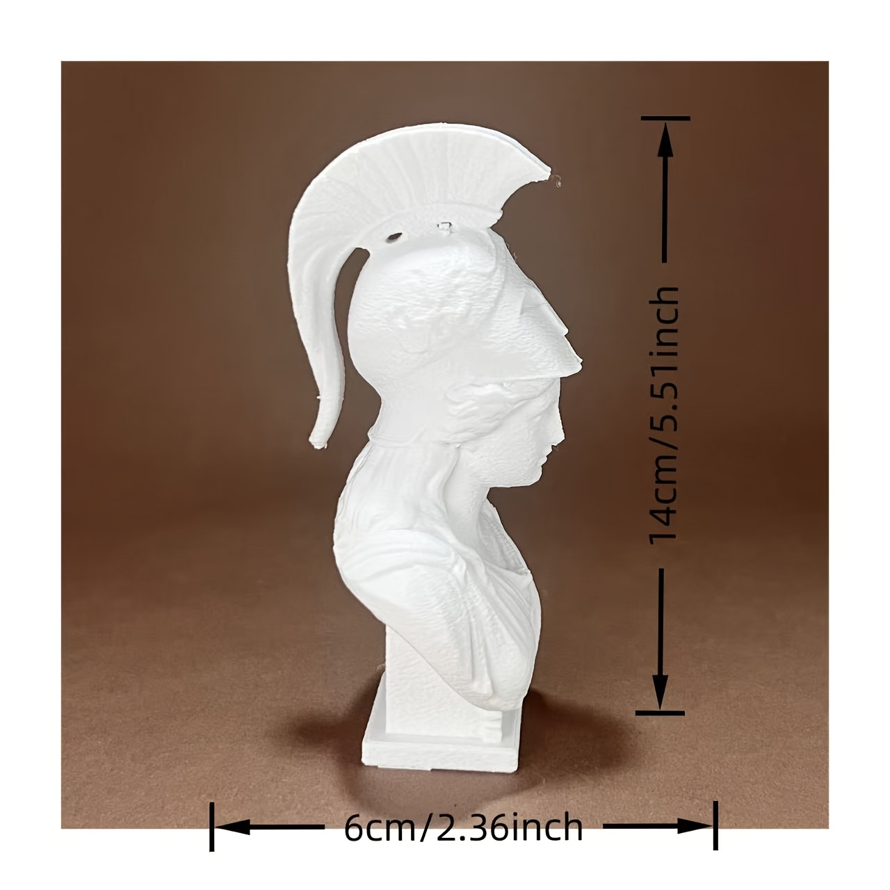 TEMU 1pc - 3d Printed Goddess Bust, Free Painting, A Decoration, Very Suitable For Independence Day, Father's Day, Thanksgiving And Other Holiday