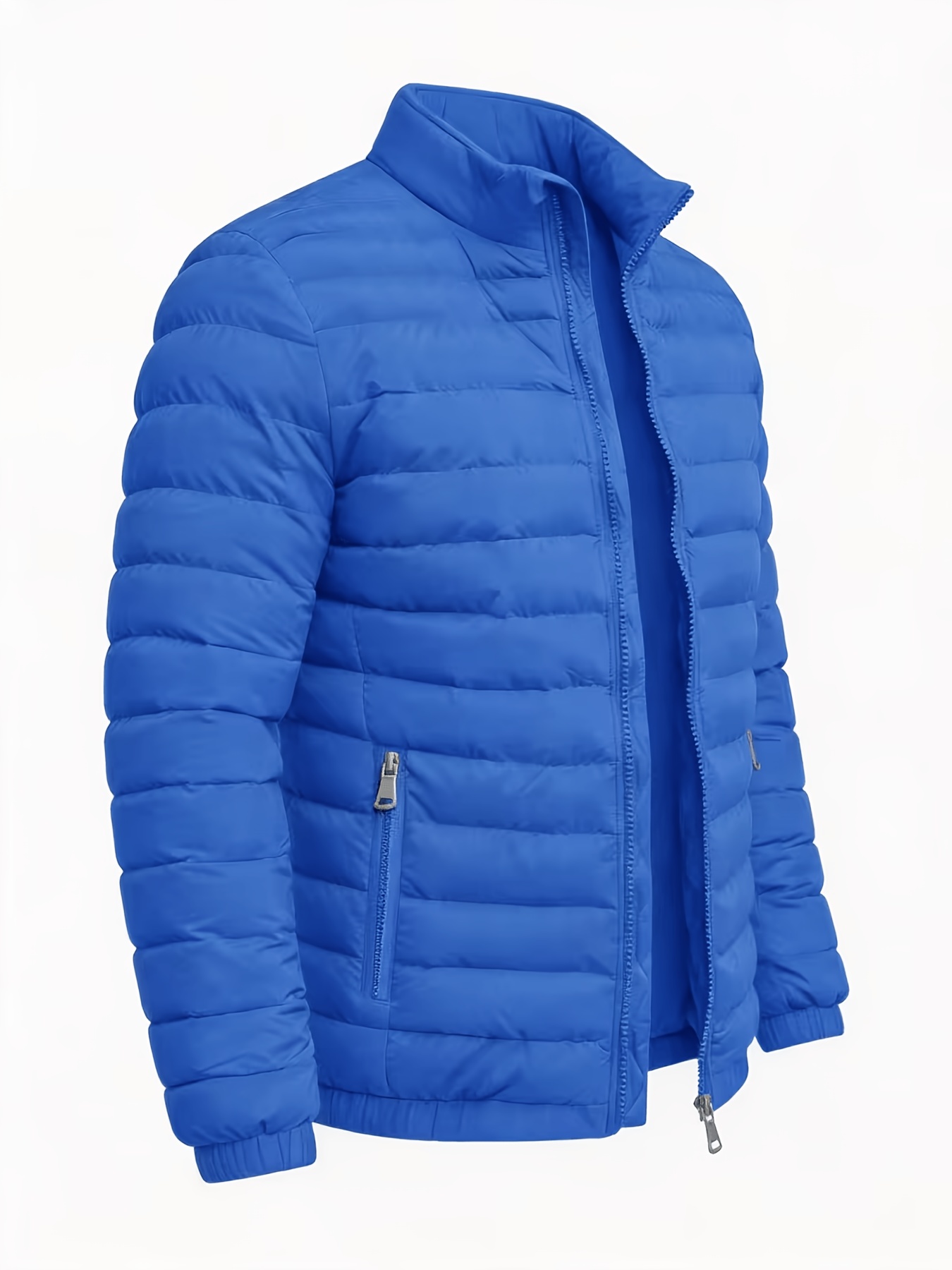 Custom Padded Jacket - Men's Stand Collar Thickened Padded