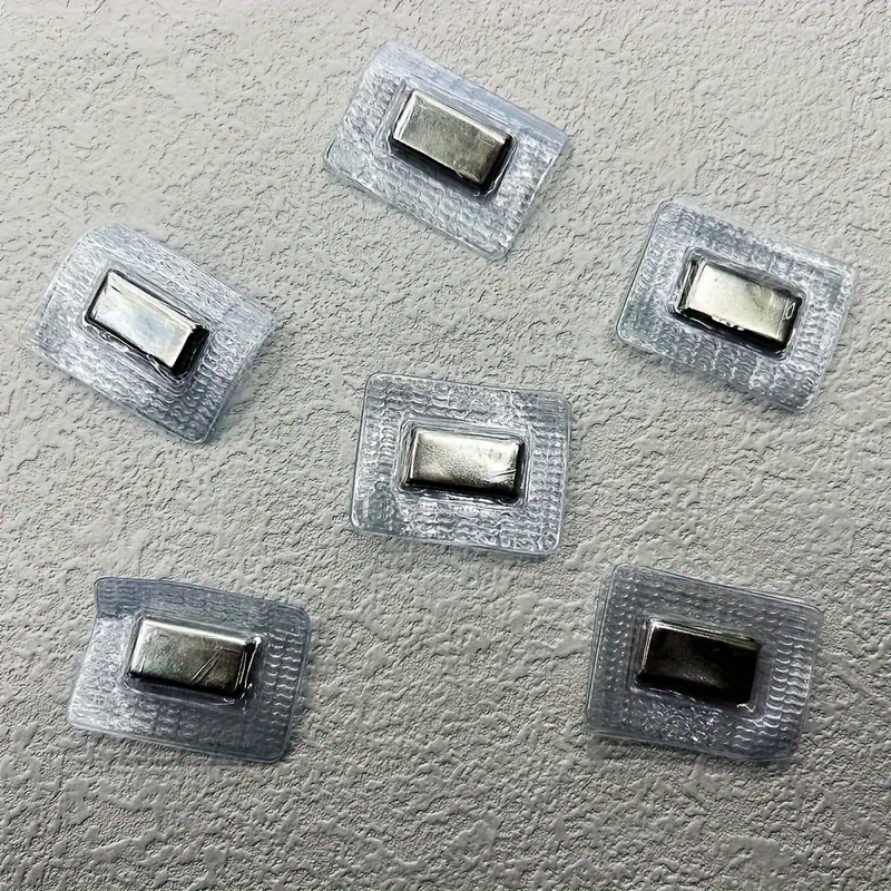 12pcs/6sets Square Strong Magnetic Invisible Concealed Clothing Luggage Packaging Magnetic Button