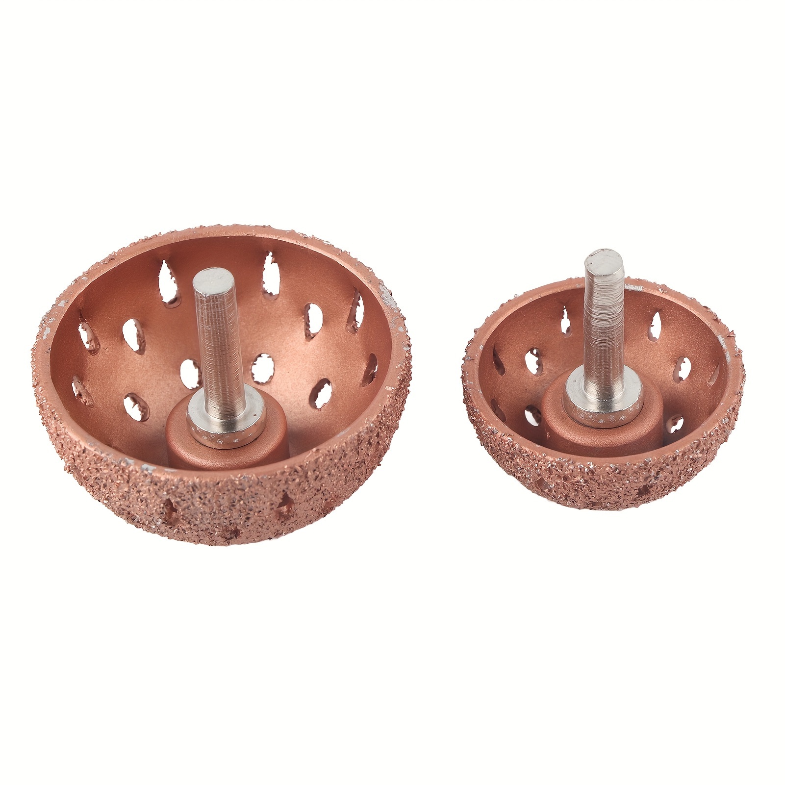 

2pcs Bowl Type Grinding Head Tungsten Steel Buffing Wheel Tools, Tire Repair Grinding Head Rotary Tools With 6mm Shank, Grinder Power Tool Accessories, Durable Repair Spare Parts