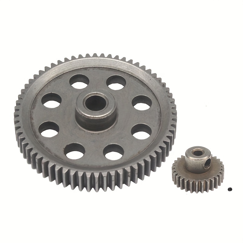 Image of High-performance Steel Gear Set - 64t Main & 23t Differential For Smooth, - Compatible With Hsp, , Volcano Epx Models - Upgrade For 1/10 Scale Cars & Trucks