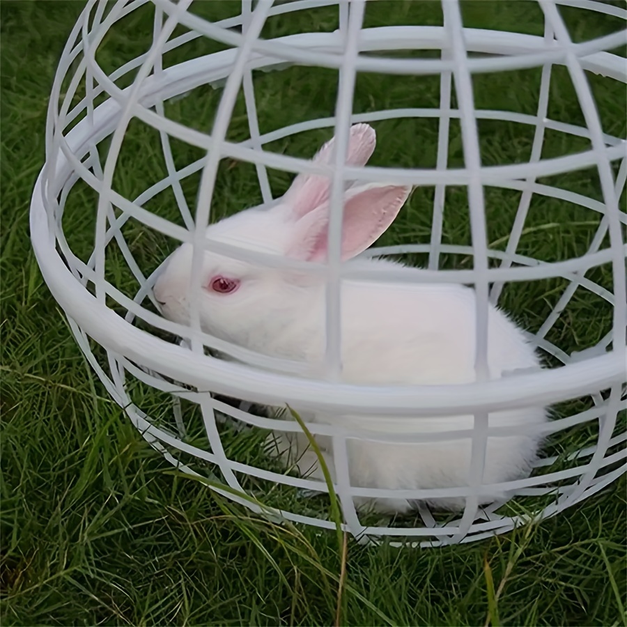 

Sturdy - , Weather-resistant Plastic Cage For Rabbits, Chickens & Small Animals - Outdoor Safety Protection With And Ventilation