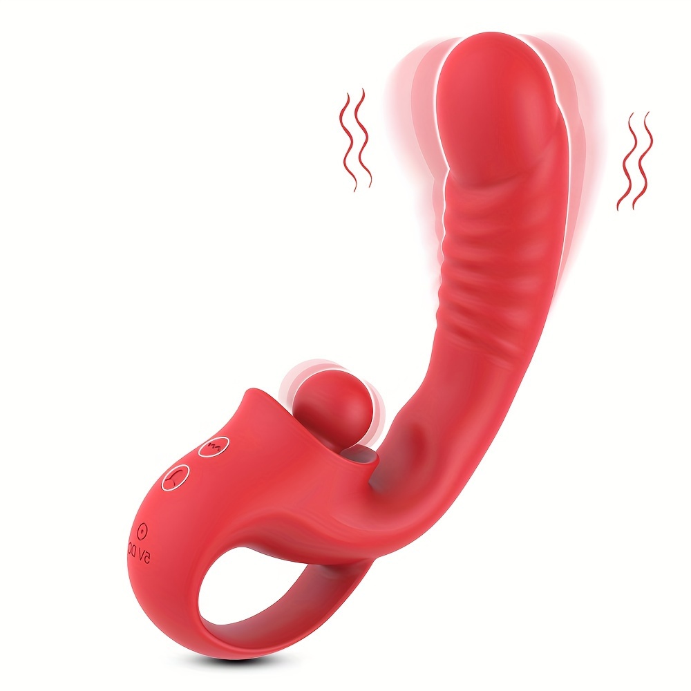 1pc Silicone + ABS Material AV Vibrator for Women USB Rechargeable 10 Frequency Dual Motor Vibrator 2nd Generation G-spot Orgasm Adult Products