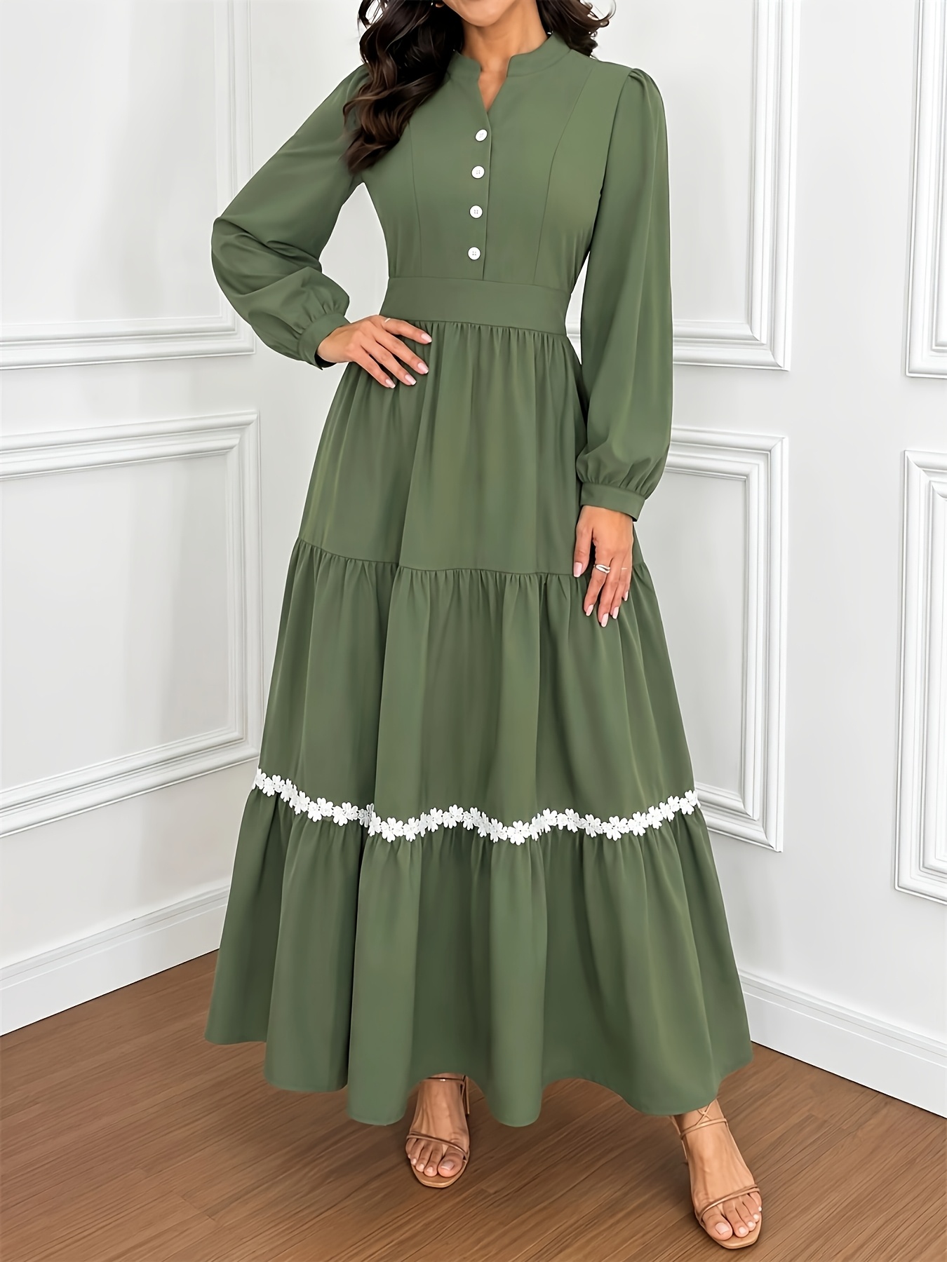 casual long sleeve maxi dresses for women womens sold on Temu United States Black maxi Beautiful asymmetric dress. collection:SPR25 93725657 Color:23Turquoise