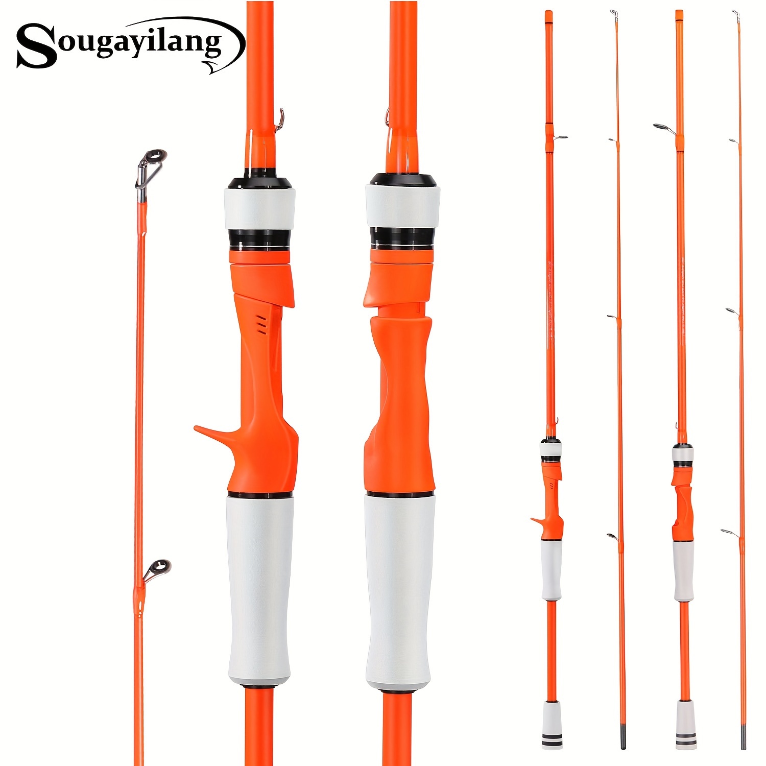 

Sougayilang 2-section Carbon Fiber Fishing Rod With Eva Handle - Ideal For Freshwater Bass, Trout & Pike - Perfect Gift For Holidays