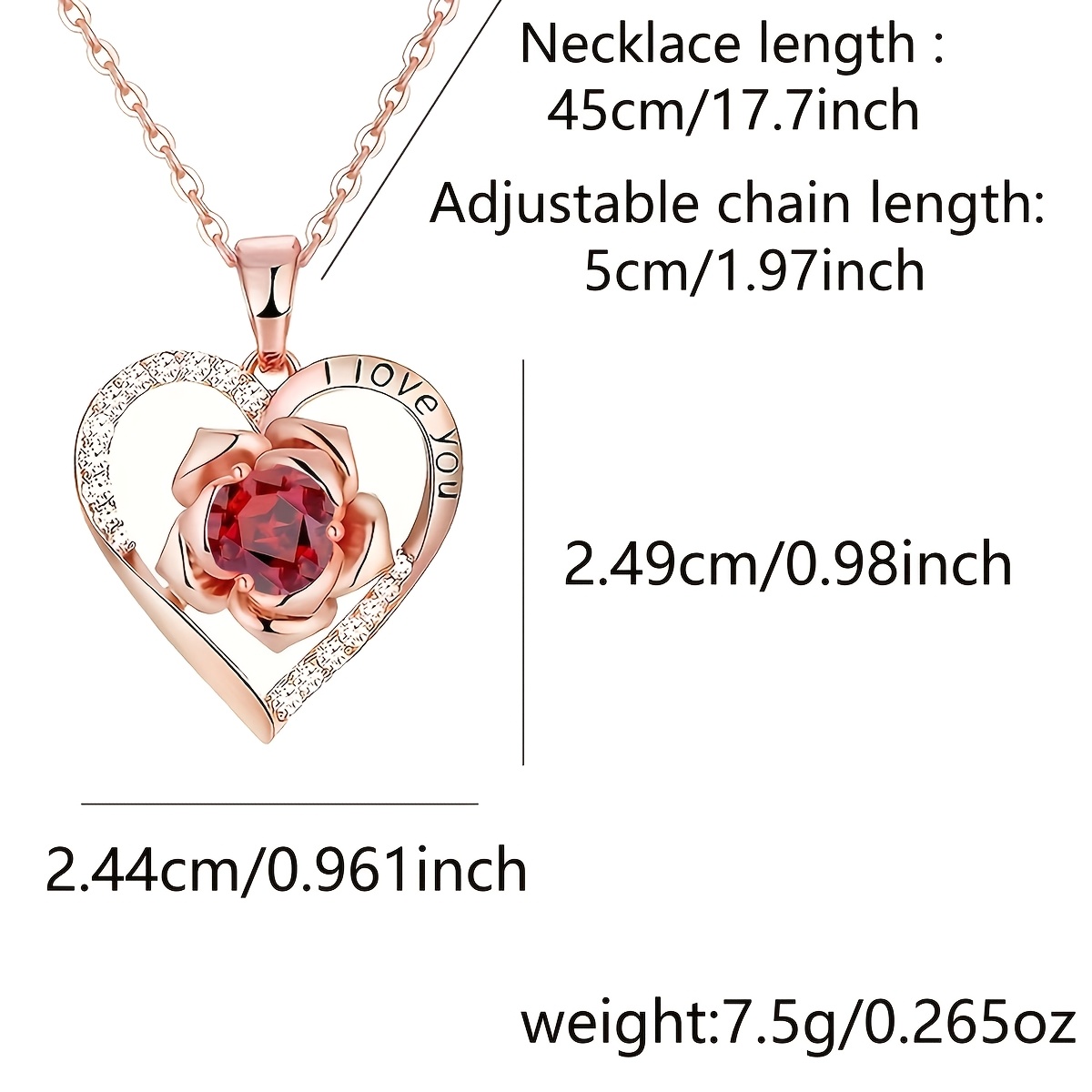Women's Pendant Necklace Gift Box for Mothers & Sisters