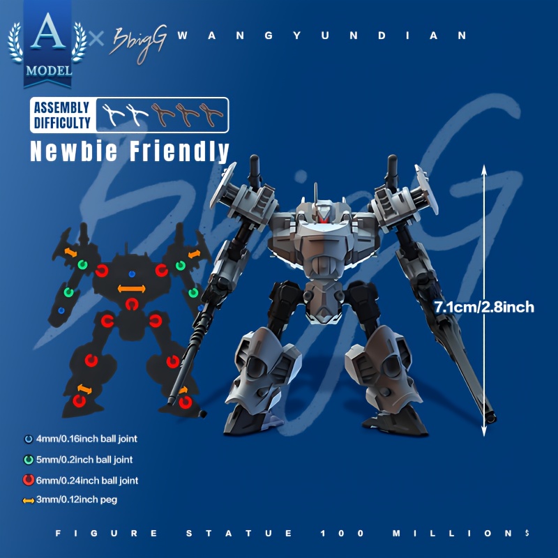 S.F.3.D ORIGINAL ロボット模型 6個セット Kow Yokoyama's SF3D Original – ZIMMERIT – Anime | Manga | Garage