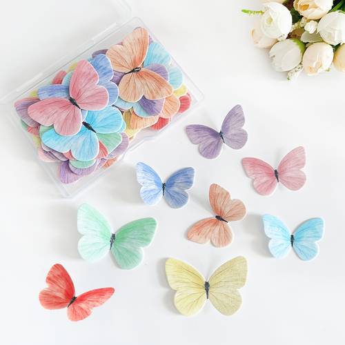 60pcs 180pcs baking decoration paper multicolor holiday dress up colored paper mothers day wedding birthday party cake top decoration for halloween christmas event party supplies halloween christmas for christmas newyear
