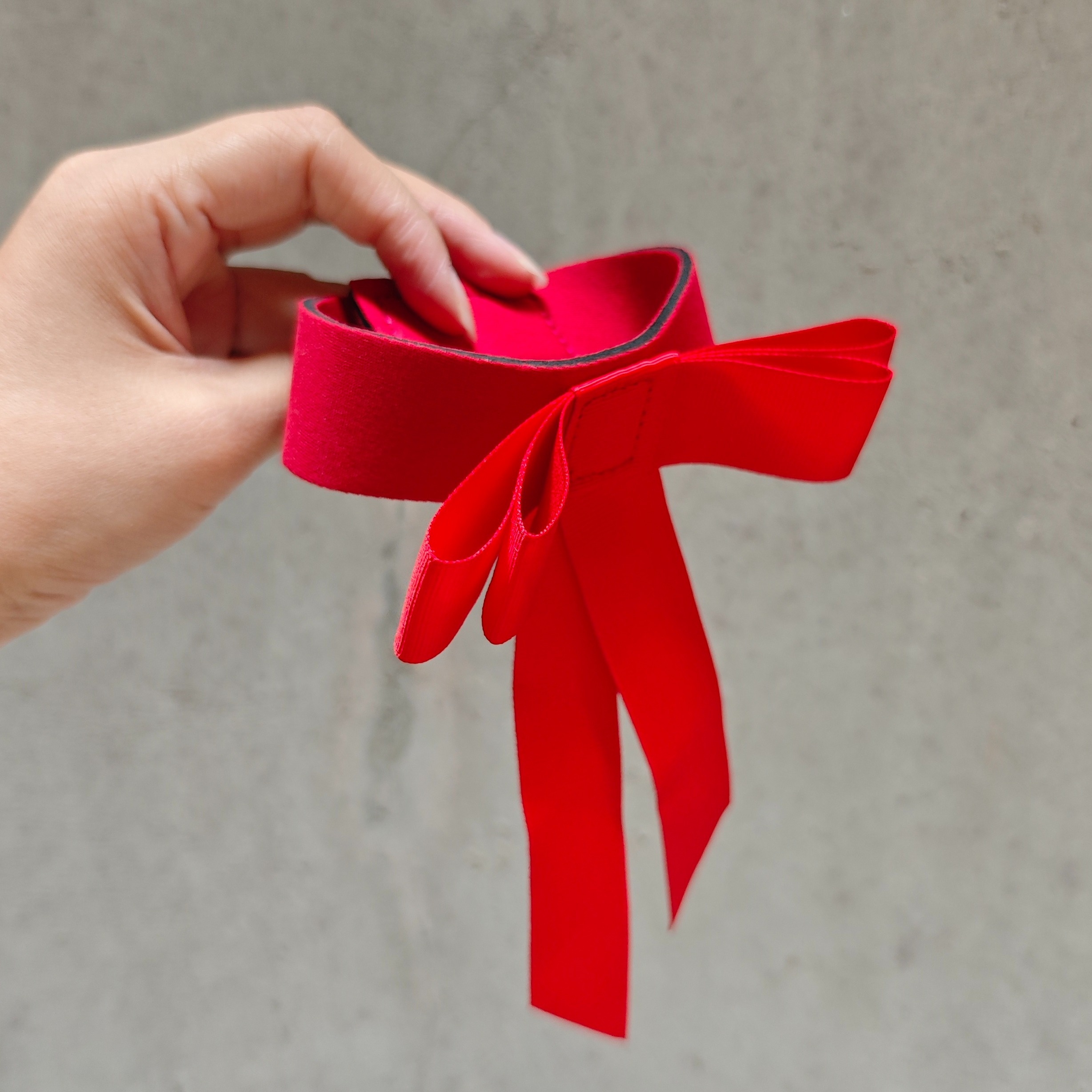 E-shop Pferde Schweif Schleife - Elegante Rote & Geflochtene Schleife mit Band, Strapazierfähiger Synthetischer Gummi für Pferdepflege, Neujahrs- &