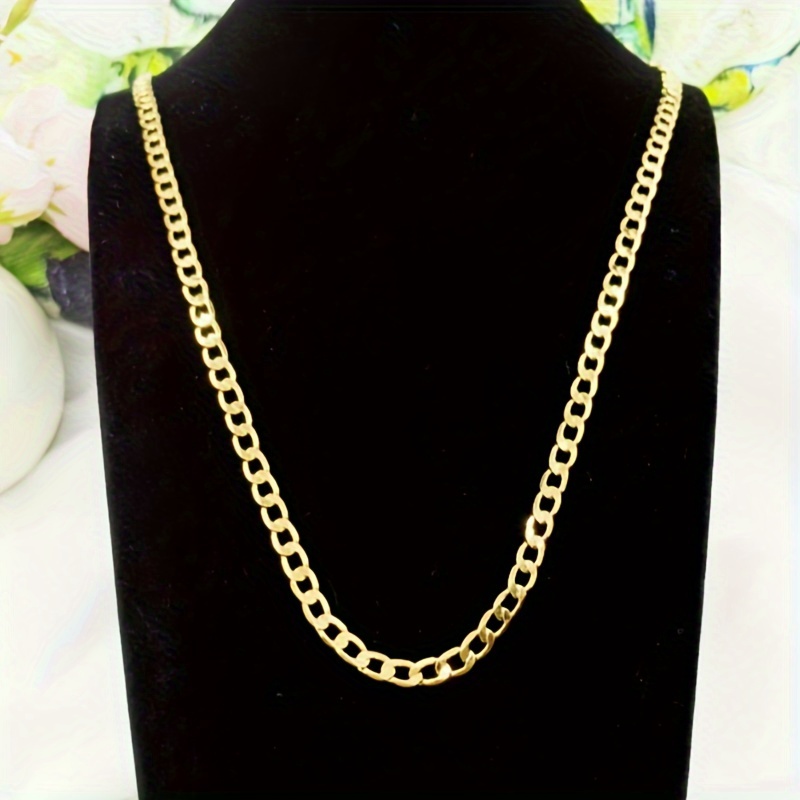 

18k Gold 3.5mm Necklace For Men