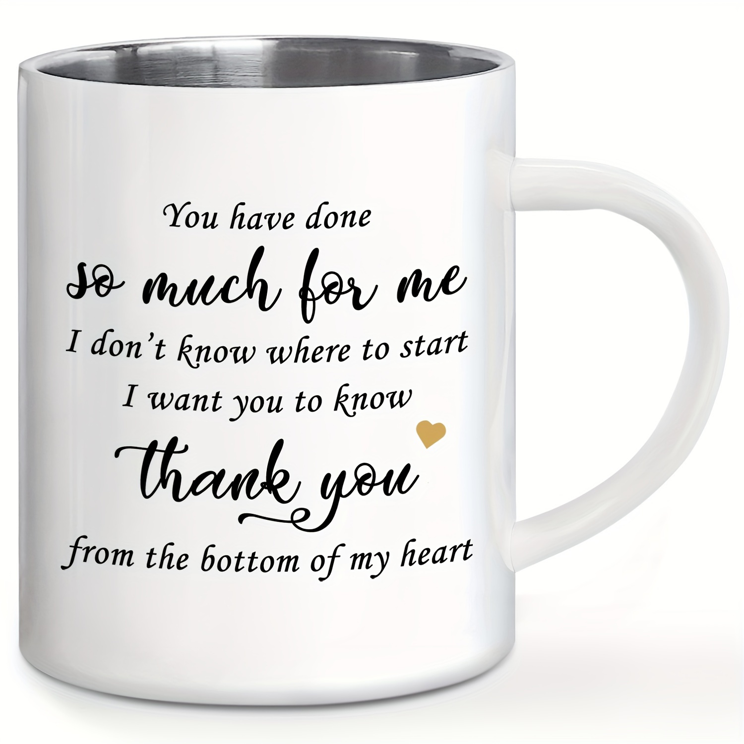 Thank You From The Bottom of My Heart Coffee Mug