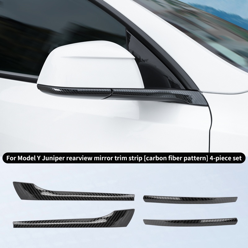 TEMU Suitable For 2026 For Rearview Mirror Anti-collision Strip Stainless Steel Protection Decoration Additions, Vehicle Safety Accessory, Sleek