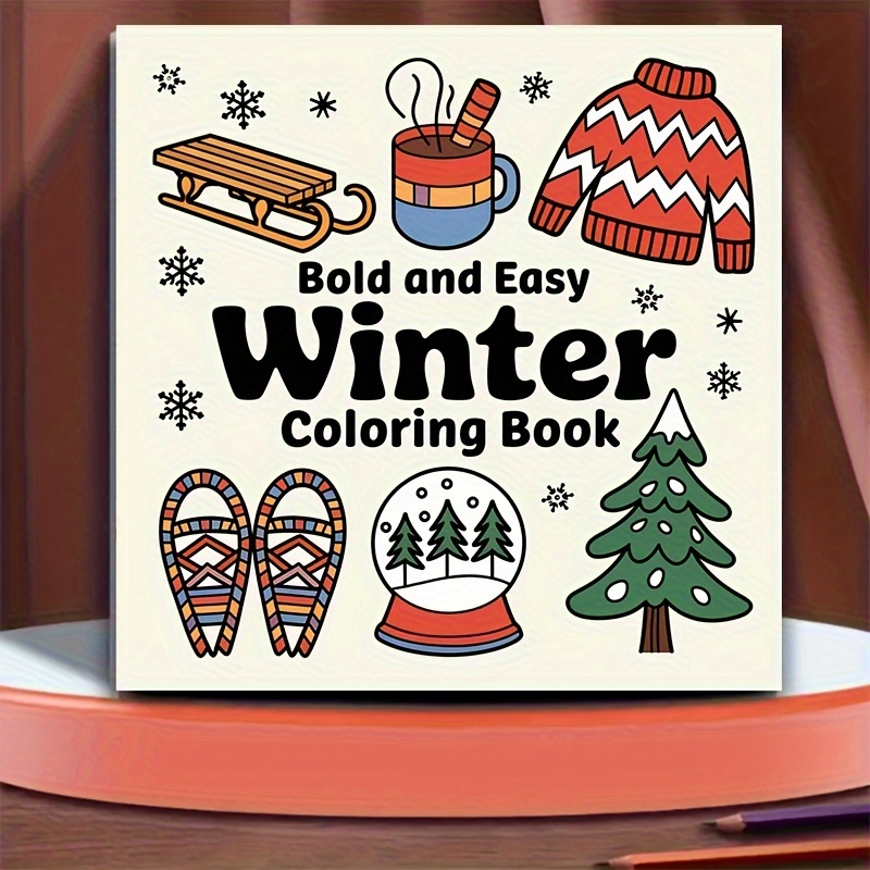 

20 Page Paper Soft Cover Coloring Book: Perfect Seasonal Gift For Christmas, , Holiday Parties, Friends, Colleagues, - No Battery Required