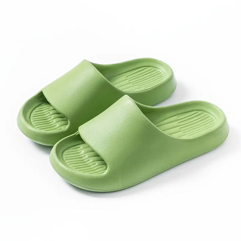 summer eva flip flops soft comfortable slip on sandals with non slip soles for bathroom floor and outdoor use black and orange summer footwear eva sandals comfortable footwear Product details 4