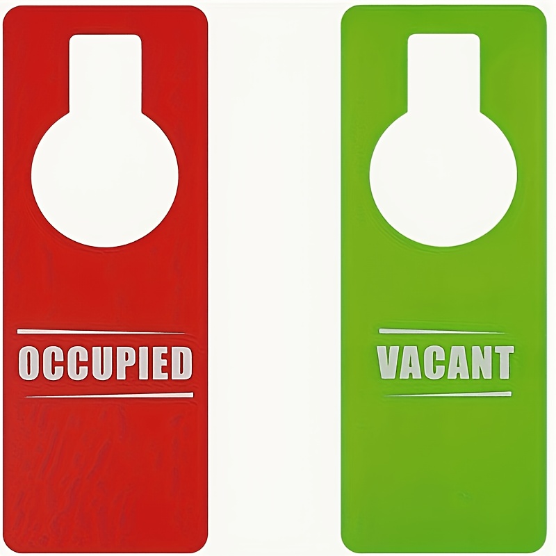 TEMU Cartello da porta bifacciale "Disponibile/" per hotel, ufficio, sala riunioni, /verde