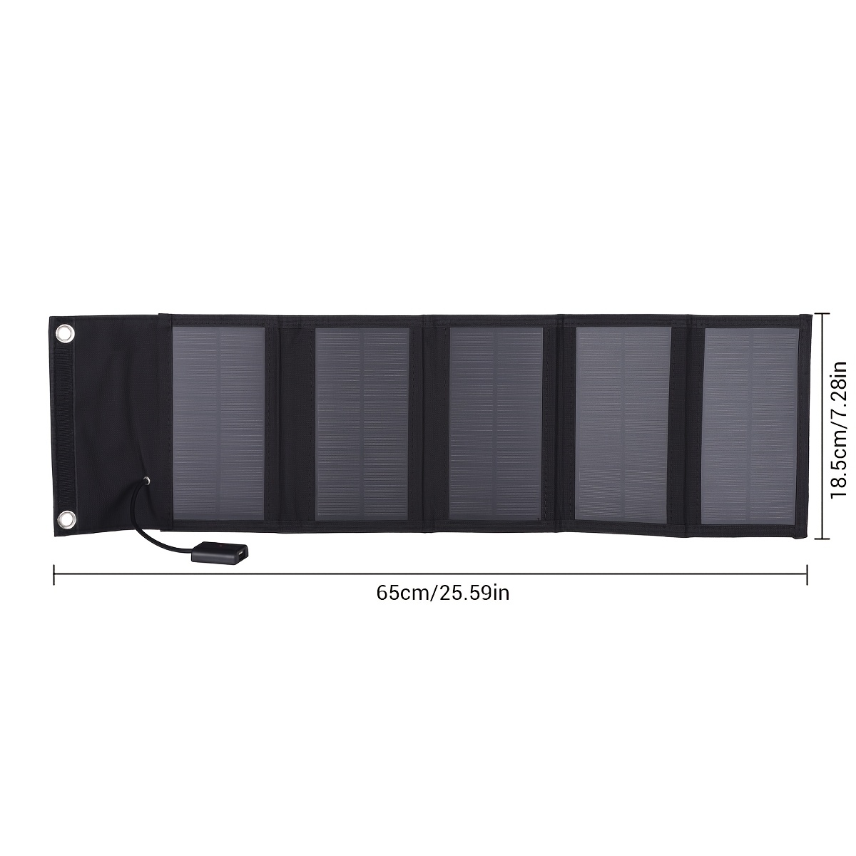 Portable RV Solar Charging Panel with USB Output