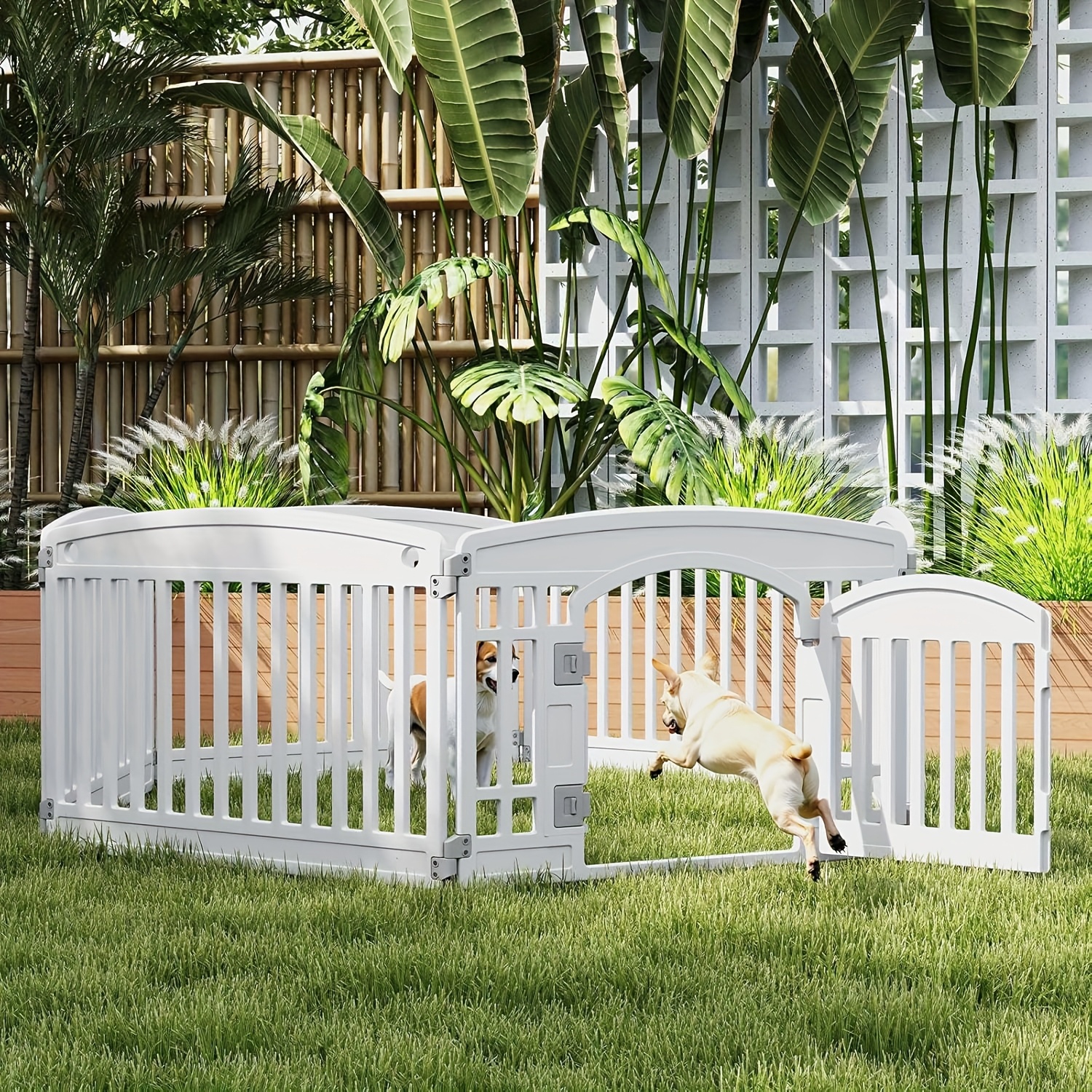 Amazon White Puppy Playpen Dog Pet Playpen Sold On Temu United States - Main Image