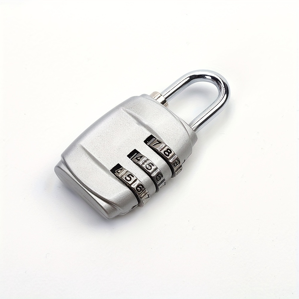 TEMU A 3-digit Combination Lock For Luggage, Gym Lockers, And Cabinets, Providing Keyless Security For Your . Durable And Travel-friendly Padlock In