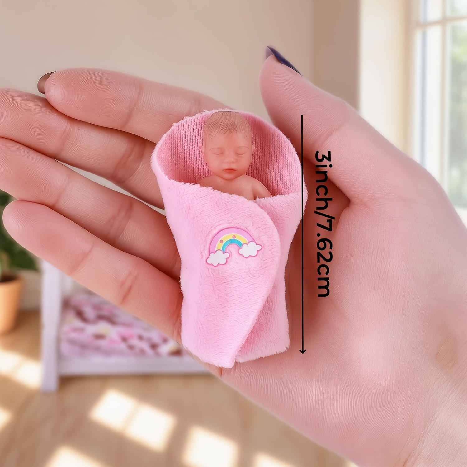 inch realistic mini newborn baby girl doll full Temu United
