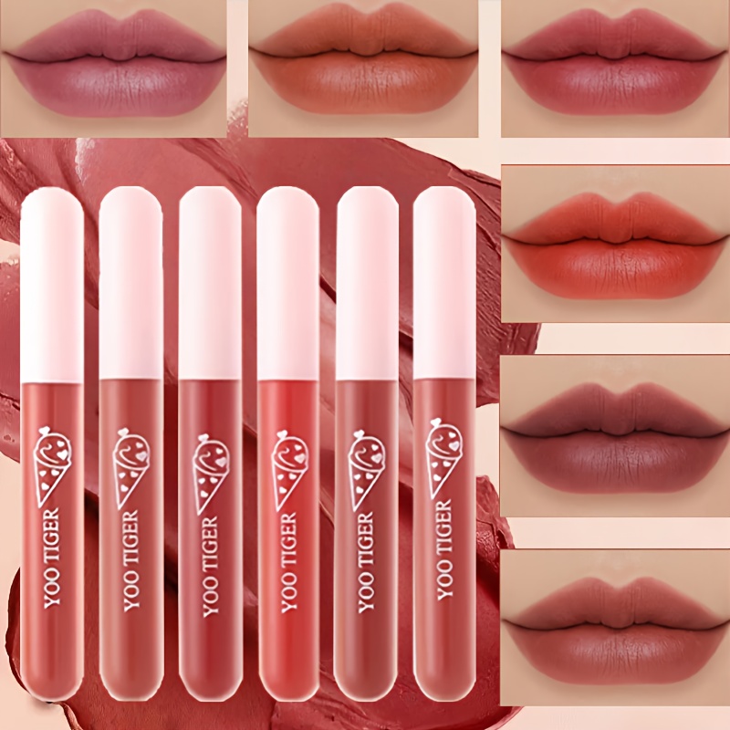 TEMU Set Of 6 Moisturizing Lip Glosses And Lipsticks