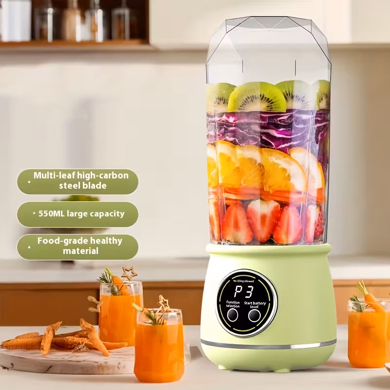 portable usb handheld blender juicer 530ml 18oz mini mixer with ice crusher for smoothies margaritas lightweight plastic drink maker for office parties usb charging Product details 0