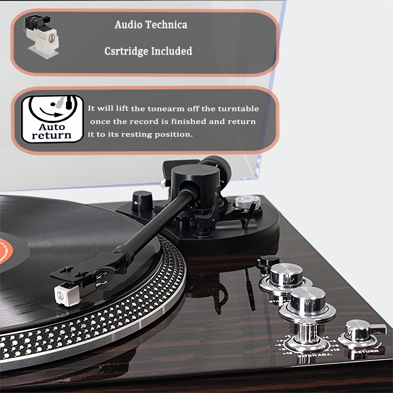 tocadiscos reproductor discos audio inalámbrico tocadiscos Temu