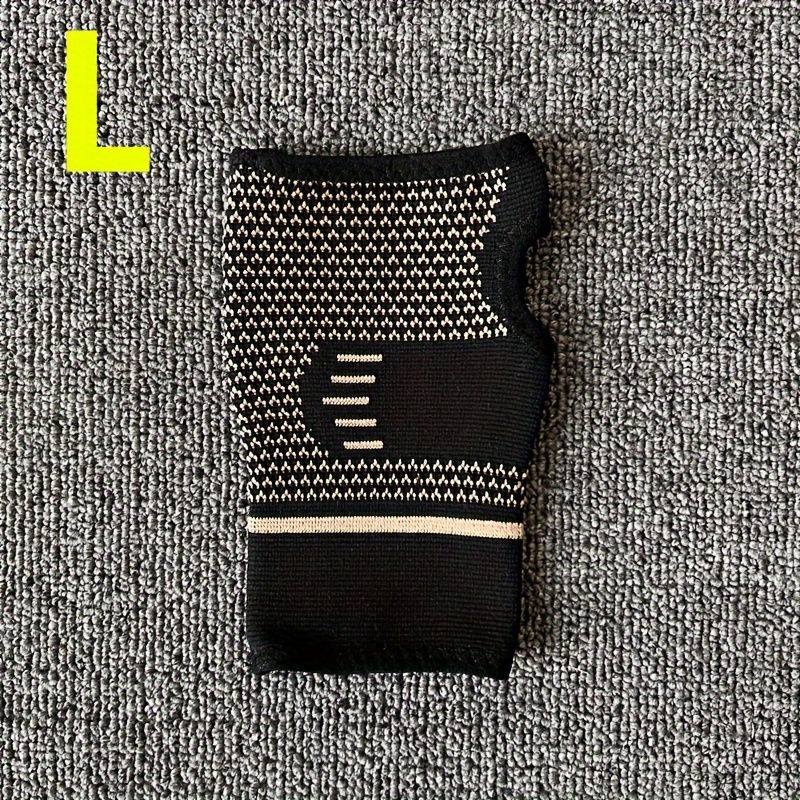 1pc/2pcs Copper Compression Palm Sleeve Gloves, Fingerless Gloves For , Wrist Support Brace
