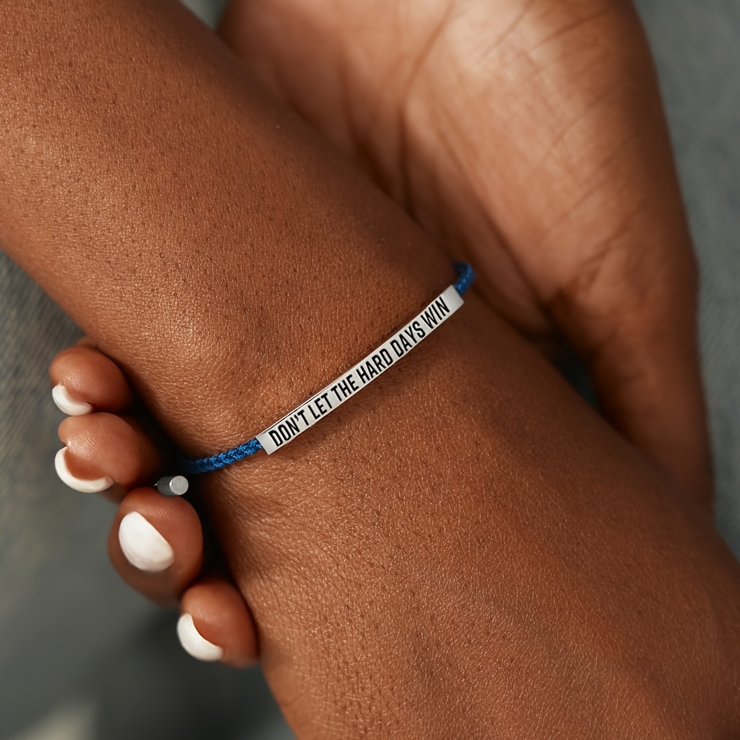 Inspirational Bracelets for Women & Men, Encouraging Gift