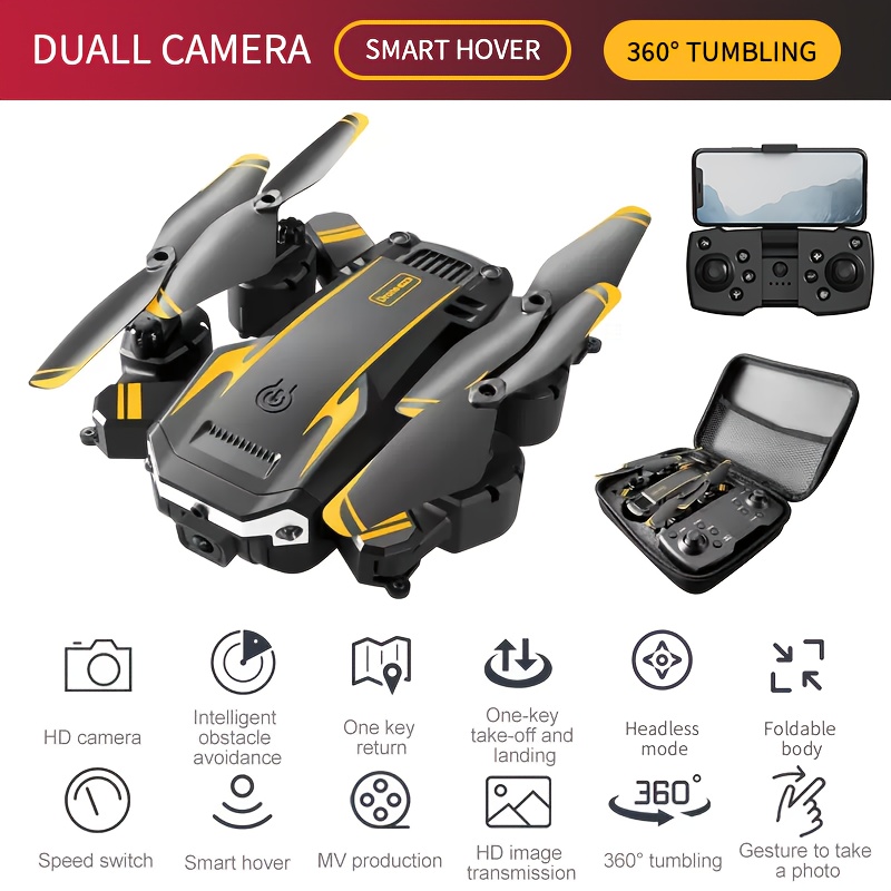 

Thanksgiving & Christmas Perfect Gift: S6 Remote-controlled Drone With 50x Dual Cameras, Hd Video , 360° Flip, Camera Switching, & Flight, Black Friday Deal