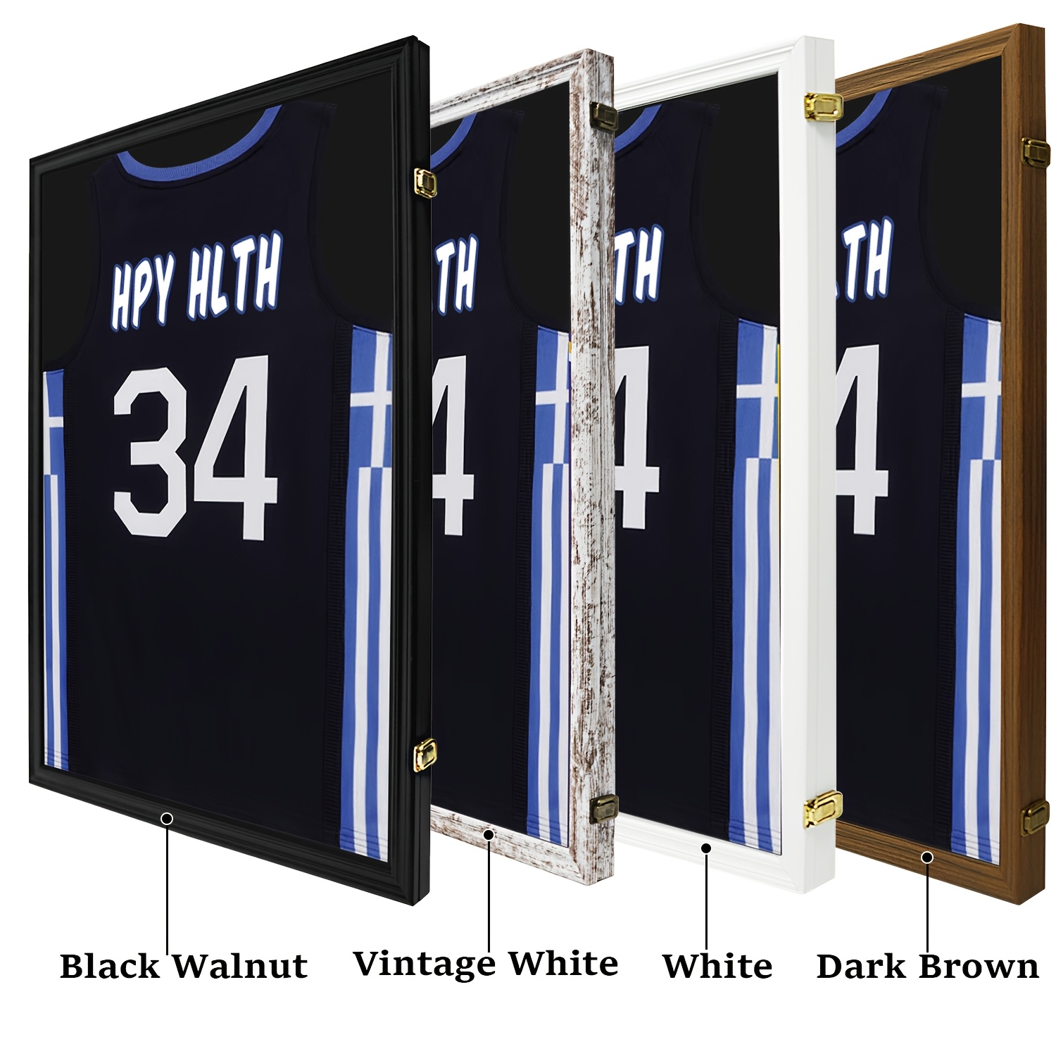jersey frame display case lockable shadow box for football hockey basketball or baseball jersey display t shirt frame display case with hanger high definition acrylic jersey collector