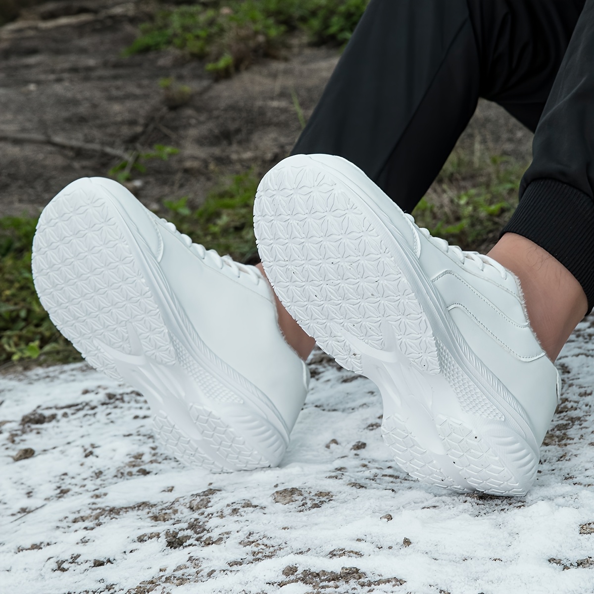 Men's Thickened Wide Toe Casual Shoes for Winter