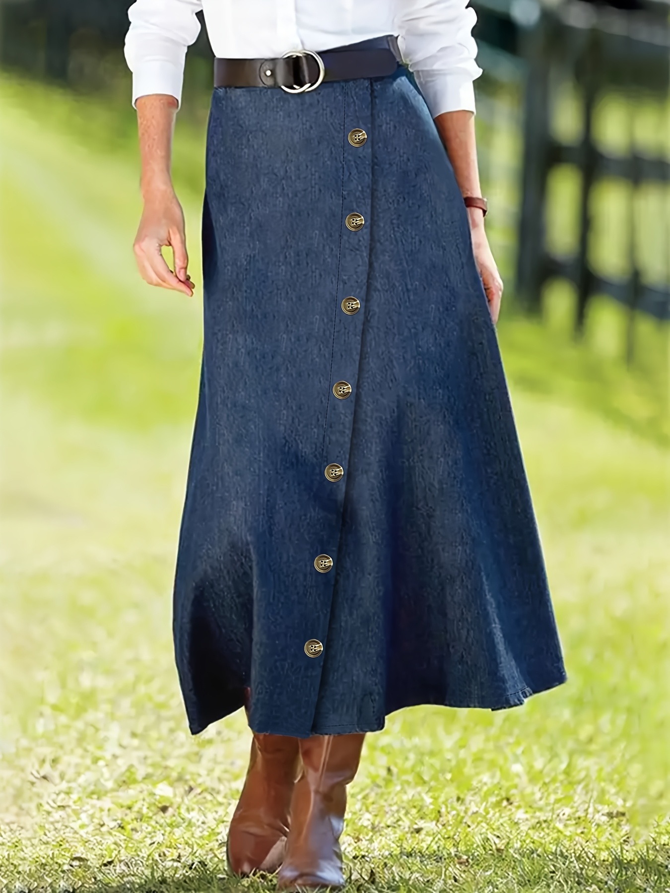 Women's Denim Skirts - Temu Canada