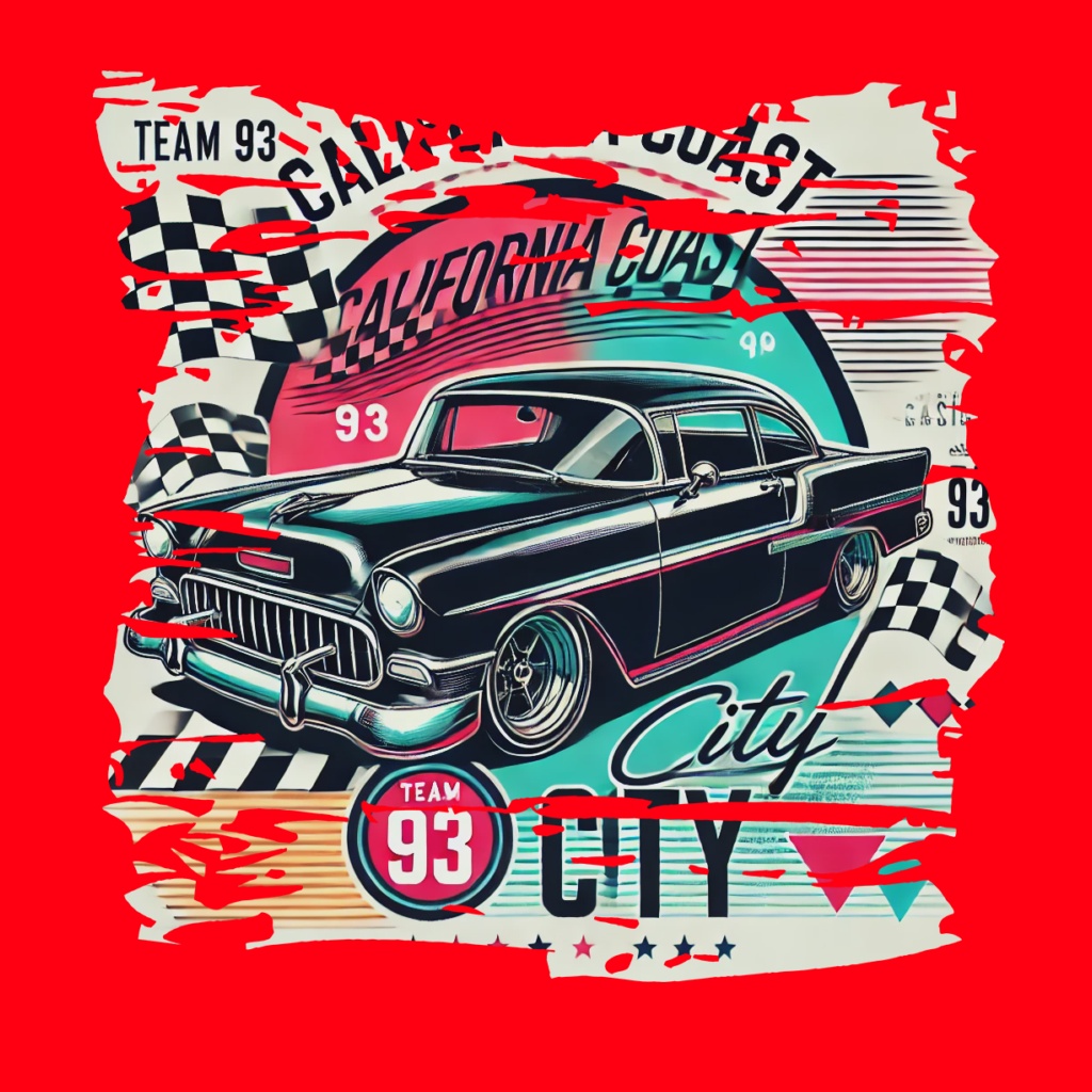 

1pc Vintage Car Heat Transfer Patch - Diy Iron-on Decal For T-shirts, Sweatshirts & Pillowcases, Washable Polyurethane Material