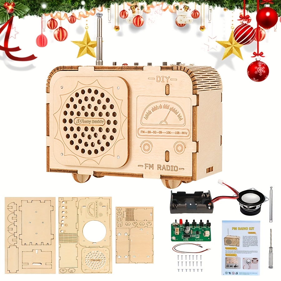 

Diy Radio Kit, Wooden Toy Kit