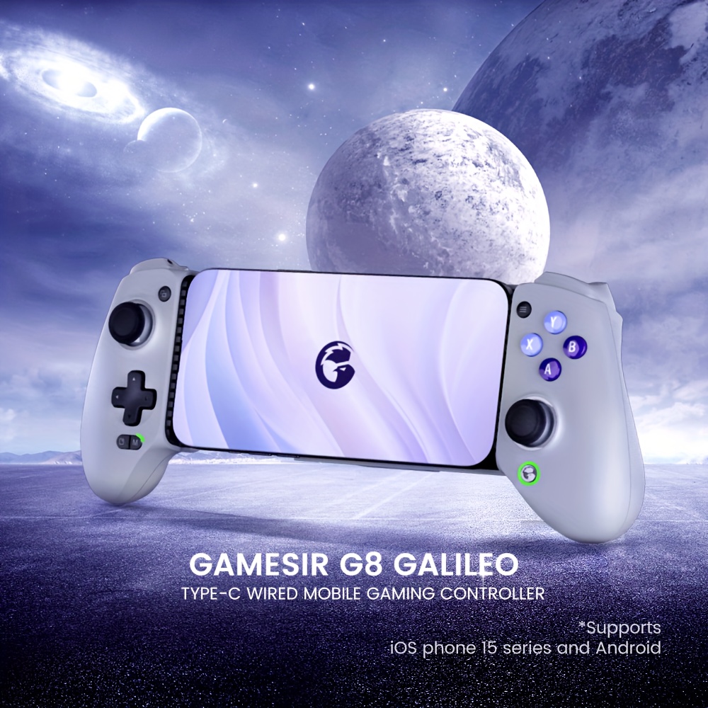 

Gamesir G8 Galileo Cellphone Gamepad Game Controller With Hall Effect Joystick For Iphone 15 And Android Mobile Phone Cloud Gaming